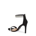 thumbnail image 2 of Lauren Lorraine Nesha Rhinestone Two Piece Ankle Strap Prom Stiletto Sandals (Black, 9), 2 of 2
