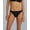 Black, variant on Women's Solid Classic Full Coverage Bikini Bottom Durafast Elite