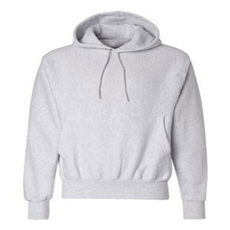 Men's Reverse Weave Hood, Silver Grey - XL