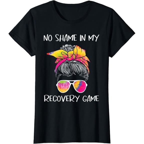 No Shame In My Recovery Game - Sobriety AA NA Anniversary T-Shirt