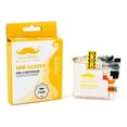 thumbnail image 1 of Compatible Yellow Ink Cartridge High Yield for Brother LC203Y - Moustache® - 1/Pack, 1 of 3