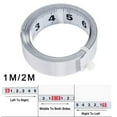 thumbnail image 5 of Miter Saw Track Tape Measure Adhesive Steel Backing Metric Ruler 1M/2M 2M-Left To Right Fangkenuo, 5 of 6
