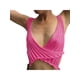 thumbnail image 2 of Txlixc Camiseta de verano para mujer con cuello en V profundo sin mangas de punto cruzado Txlixc Sexy, 2 of 3