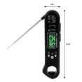 thumbnail image 6 of Unique Bargains Instant Read Food Thermometer Dual Probe Cooking Tool Black 6.3x1.4x0.7 in, 6 of 6