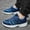 Navy, variant on Zecgelong Children's Fashion Flat Light Non Slip Lace Up Sneakers For Boys And Girls Color Mesh Fabric Breathable Running Shoes Girls running shoes for wide feet Size 4.5-5 Years