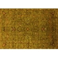 thumbnail image 1 of Ahgly Company Machine Washable Indoor Rectangle Oriental Yellow Traditional Area Rugs, 2' x 3', 1 of 4