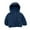 Blue, variant on Boys Jacket Windproof Hooded Jacket For Toddler Kids Outdoor Activities Lightweight Breathable Raincoat For Spring Fall Regular Fit Top Size 18 Months-24 Months