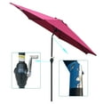 thumbnail image 6 of 9 ft Outdoor garden patio umbrellasOutdoor Backyard [Umbrella Base is not Included]-Red wine, 6 of 7