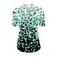 thumbnail image 3 of Tops de impresión de botones de bolsillo de manga corta de ocio con cuello en V de verano para mujer OAVQHLG3B Store lin121212, 3 of 4