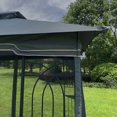 thumbnail image 5 of 13 x 10FT Outdoor Patio Gazebo Canopy Tent with Ventilated Double Roof and Mosquito Netting, Heavy Duty Outside Sunshade for Lawn, Garden, Backyard and Deck, 5 of 10