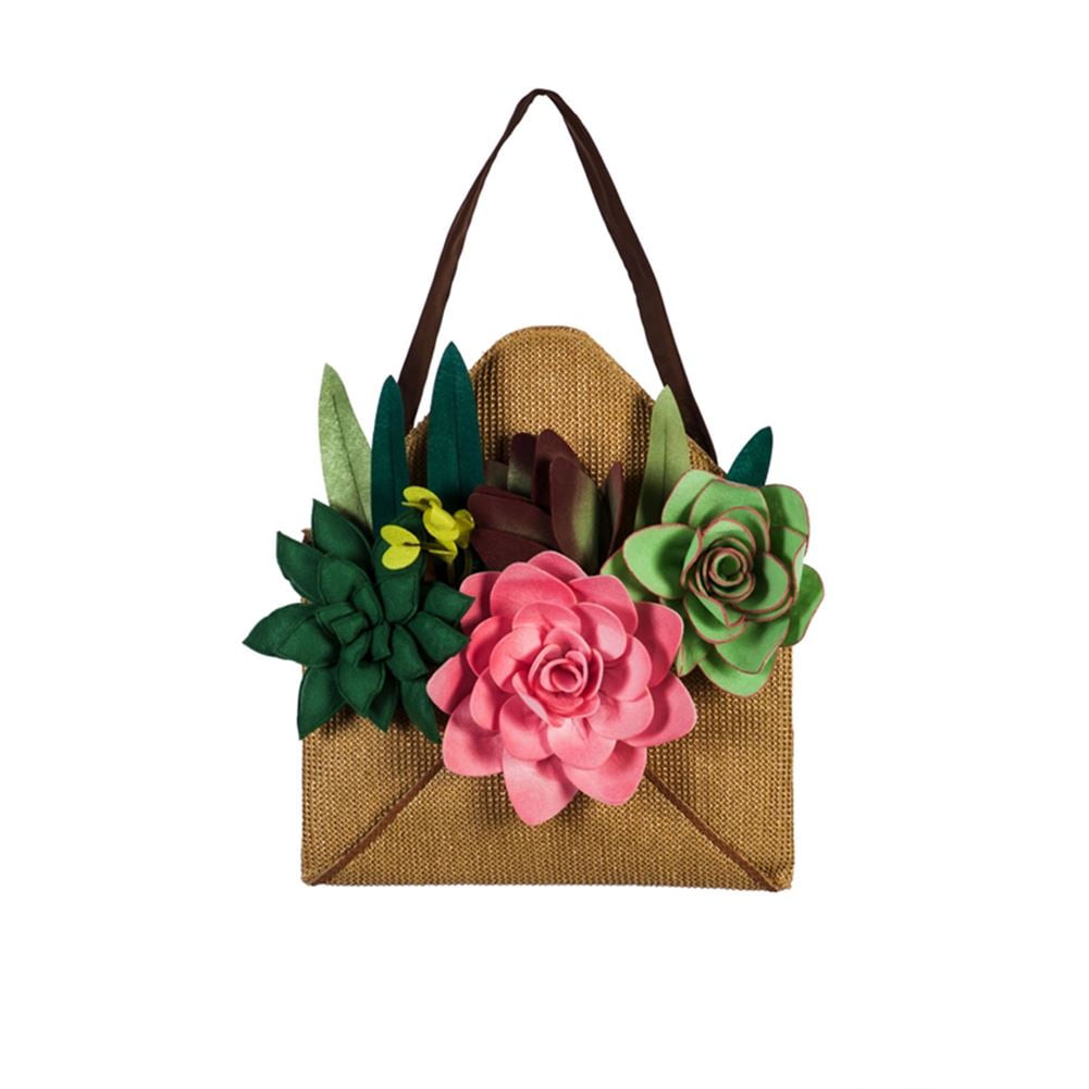 Evergreen Door Decor -Envelope of Succulents - Walmart.com