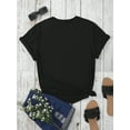 thumbnail image 4 of Summer Casual Round Neck, Valentine's Day Round Neck Shirt, Valentine's Day T-Shirt, Best Friends' Day Shirt, Cute Valentine's Day T-Shirt, Women's Valentine's Day, T-Shirt, Slim Fit Short Sleeved T-, 4 of 6