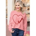 thumbnail image 3 of FOLUNSI Flirty Throb Pink Sweater: Effortless Style, All-Day Comfort!, 3 of 8