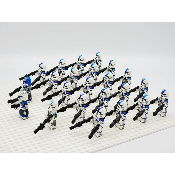 Vejrudsigt Jabeth Wilson Forfærde Star Wars 501st Captain Rex Jesse Echo Clone Troopers Army Set 23pcs  Minifigures Set - Walmart.com