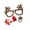 Brown, variant on Qocolhg Outdoor Indoor Christmas Decorations, Christmas Holiday Cute Hairpin Glasses Set Girls Kids Hairpin Eyeglasses Frames Set School Party Costume Accessories For School Party, on Sale Clearance!