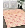thumbnail image 3 of Ahgly Company Machine Washable Indoor Square Abstract Khaki Gold Area Rugs, 8' Square, 3 of 7