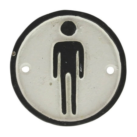 HomArt - Cast Iron - Male Restroom Sign