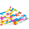 thumbnail image 2 of Rwraps Rainbow Pixel Candy Worms Gloss Vinyl Film Wrap 59in x 20ft Vinyl Vehicle Car Film Sheet Roll, 2 of 9