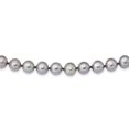 thumbnail image 3 of Sterling Silver Rhodium-plated 8-9mm Grey FW Cultured Pearl Necklace, 3 of 3