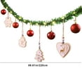 thumbnail image 3 of Up to 60% Off Christmas Rattan Decoration Christmas Scene Decoration Hanging Decorations Pendant, 3 of 6