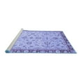 thumbnail image 2 of Ahgly Company Machine Washable Indoor Rectangle Oriental Blue Traditional Area Rugs, 8' x 12', 2 of 4