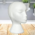 thumbnail image 6 of Mannequin Head Non-slip Abstract Foam Manikin Head Model Wig Hair Glasses Display Stand for Indoor Lanzxjv, 6 of 8
