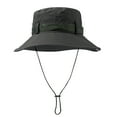 thumbnail image 7 of Men's Sun Hat UPF 50+ Wide Brim Bucket Hat Windproof Fishing Hats, 7 of 7