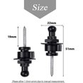 thumbnail image 2 of Guitar Strap Locks Buttons 10pcs/security Strap Locks Metal Quick Release Security Straplocks-silver Sx, 2 of 5