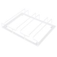 thumbnail image 4 of Estante para colgar copas de vino, estante para copas de vino debajo del gabinete, soporte para copas, colgador de almacenamiento, organizador de metal para bar, cocina, colgador de almacenamiento de, 4 of 8
