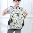 thumbnail image 6 of FORMRS School Backpack 17" Student Travel Bag with Laptop Compartment, Blue Floral, 6 of 7
