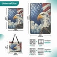 thumbnail image 2 of Extra Large Picnic Beach Blanket Waterproof Sand Proof Portable Outdoor Mat American Flag and Eagle 60x80, 2 of 9