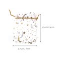 thumbnail image 2 of OUNONA 100Pcs Drawstring Bags Gold Mesh Small Organza Bags for Wedding Treat Storage, 2 of 7