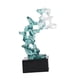 thumbnail image 3 of Taihu Estatua de Piedra Escultura Arte Artesanía Colección Creativa Figura Decorativa Adorno de Escritorio para Mesa de Comedor Estante de Escritorio Verde, 3 of 8