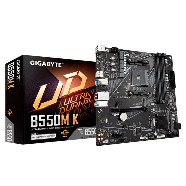 MOTHER BOARD Gigabyte B550M K RYZEN AM4 DDR4 128GB M-ATX HDMI DISPLAY PORT