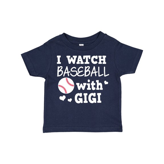 Inktastic I Watch Baseball with My Gigi Boys or Girls Toddler T-Shirt