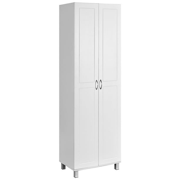 Gymax 2Door Tall Storage Kitchen Pantry Cupboard Organizer