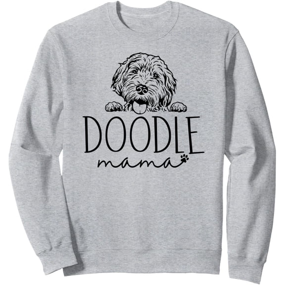 Doodle Mama Labradoodle Golden Tee Doodle Dog Lover Mom Swearshirt Full Size S-5XL