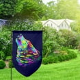 thumbnail image 2 of Wukai Howling Wolf Print Garden Flag 12.5x18 Inch Double Sided Sun-resistant Rain-resistant, Wrinkle-resistant Colorfast(Only Flag), 2 of 7