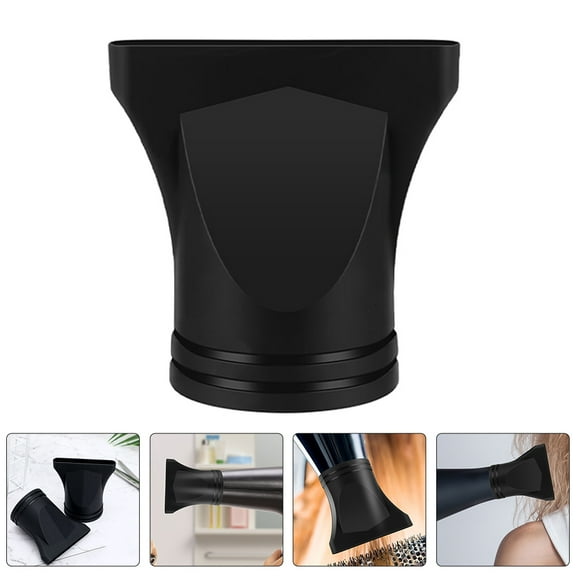 Hemoton 8pcs Black Plastic Blow Dryer Nozzle Replacement Universal Attachment For Hair Dryers Ideal For Salon And Home Use