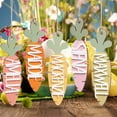 thumbnail image 4 of Custom Easter Name Tags Wooden Carrot Shaped, Durable, Reusable, Ideal for Kids, Teens, Babies, Easter Decorations, 4 of 8