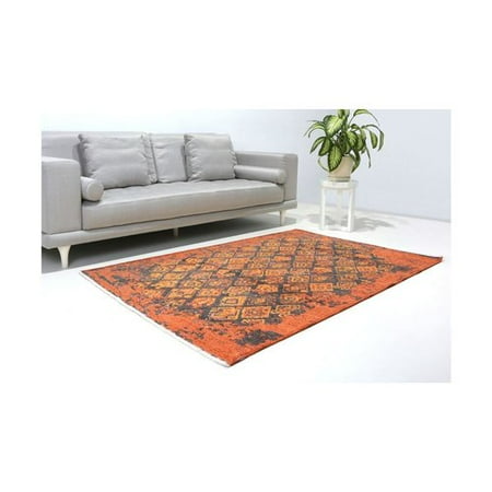 Bloomsbury Market Eruh Burnt Orange Area Rug