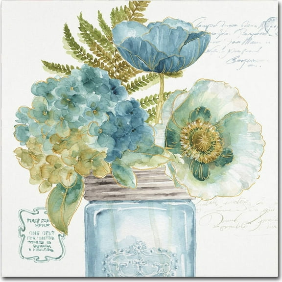 Trademark Fine Art "My Greenhouse Bouquet III" Canvas Art by Lisa Audit