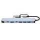 thumbnail image 2 of Hub USB C para Pro iPad Chromebook Lenovo Huawei Surface Hub USB C 3.0, Adaptador multipuerto de Hub 7 en 2 Tipo C con Carga PD USB 3.0/100W Dos Piezas Rojo Verde, 2 of 4