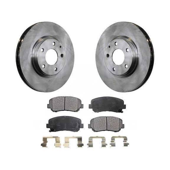 Front Brake Pad and Rotor Kit - Compatible with 2013 - 2015 Mazda CX-5 2014