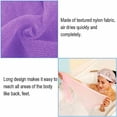 thumbnail image 3 of 5 Pcs Exfoliating Washcloth Towel, Japanese Exfoliating Cloth for Shower, Body Back Scrubber Bath Towel, Korean Net Sponge Nylon Bath Cloths Skin Loofah Wash Scrub Towels for Women (5 Colors)$$, 3 of 6