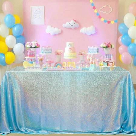 

FANPROMS Sequin Tablecloth Glitter Table Cloth Rec