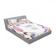 thumbnail image 3 of Ambesonne Tribal Fitted Sheet & Pillow Sham Set, Bird Feathers Thank You, Twinxl, Multicolor, 3 of 3