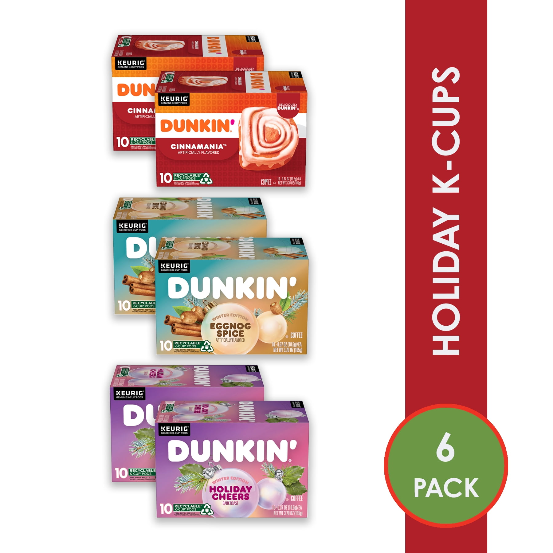 Dunkin' Holiday K-Cup Variety Pack 60ct 