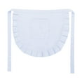 thumbnail image 1 of Delantal de cintura suave para niñas, accesorio para fiesta de Halloween, disfraz de cosplay Blanco, 1 of 9