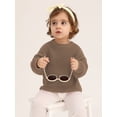 thumbnail image 3 of Usaibhir Toddler Baby Girl Boy Knit Sweater Round Neck Long Sleeve Pullover Sweatshirt Fall Winter Clothes 9M-4T, 3 of 8